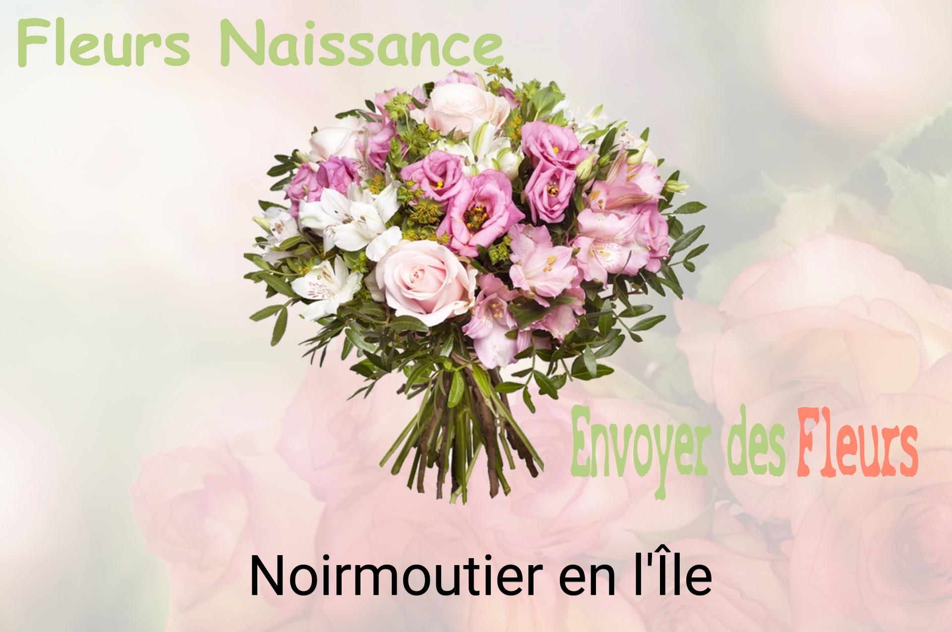 Bouquet de fleurs de naissance livré à Noirmoutier-en-l'Île